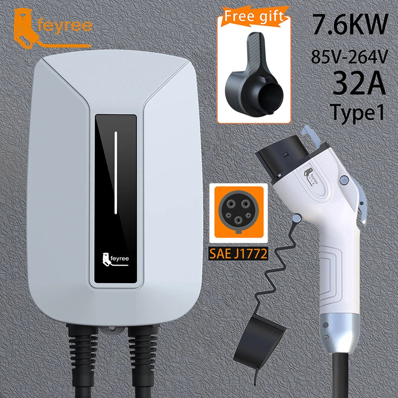 Feyree EV Charger Type2 Plug EVSE Wallbox